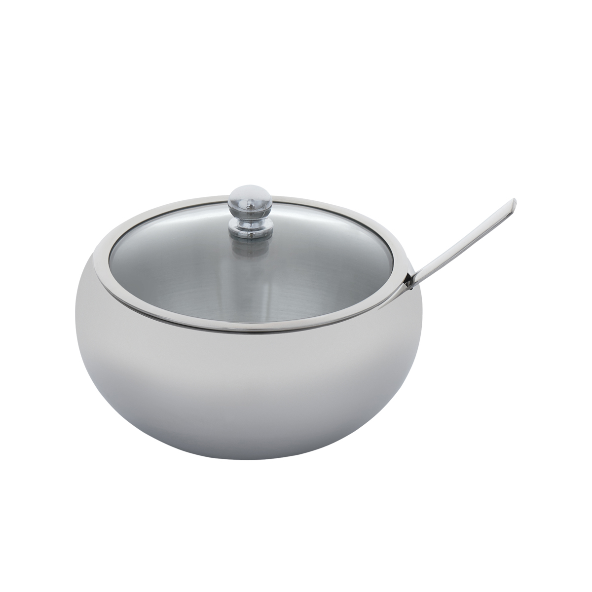 Сахарница с крышкой и ложкой 500мл 7109